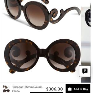Prada baroque sunglasses